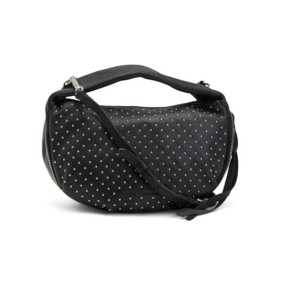 AIMEE KESTENBERG Black Leather The Roxbury Mini Convertible Crossbody